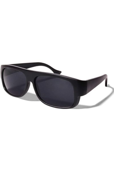 GENERAL ShadyVEU Oval Flat Top Locs Style Sunglasses UV Protection Black Dark...