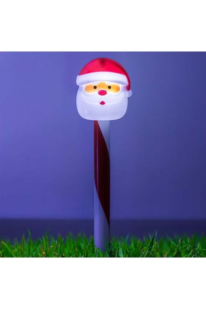 SHOPIENS Felinar Solar Stick Craciun Mos Craciun Sau Om De Zapada Rosu Alb 36...