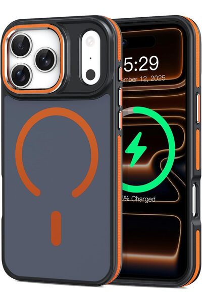KASTWAVE غطاء حماية لآيفون 17 برو ماكس، مقاوم للصدمات ومتوافق مع MagSafe، حما...