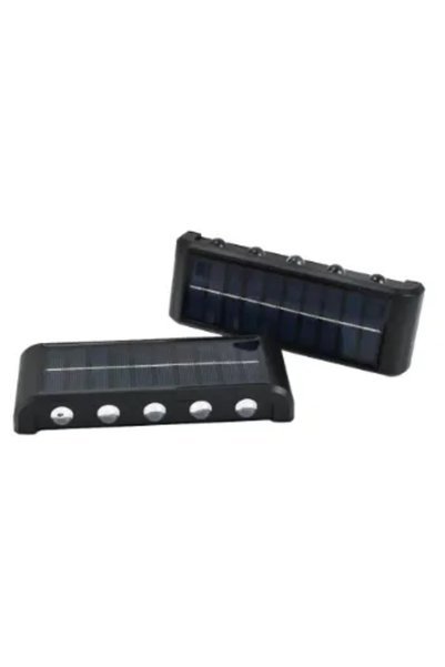 OEM Σετ 4 τεμάχια επιτοίχια ηλιακά φωτιστικά 10 LED θερμού φωτισμού 3000Κ σε ...
