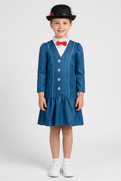 Rubbies Toddlers Girl Disney Mary Poppins Costume, Multicolor