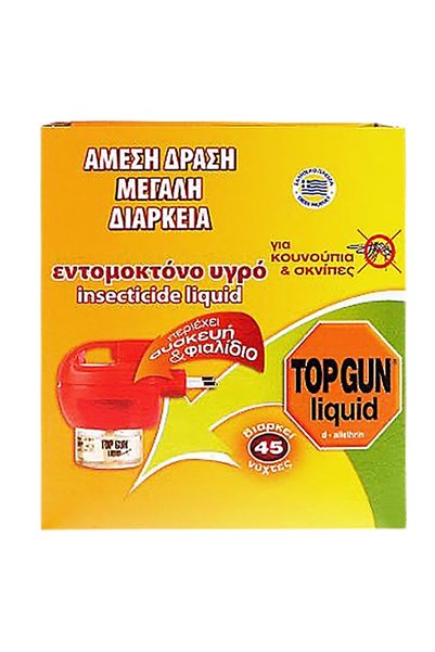 OEM Σετ εντομοκτόνο με συσκευή και υγρό ανταλλακτικό Top Gun 1384