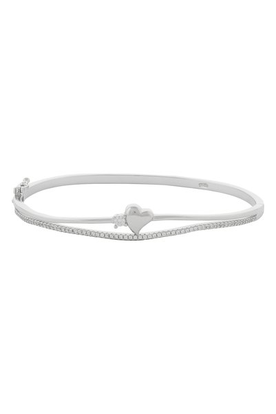 Sonis Silver Brățară din argint 925 rodiat cu zirconia fațetată și cubic zirc...