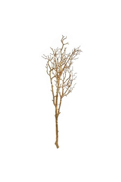 SHOPIENS Ramura Decorativa Craciun Tulpina Lunga Aurie Ramuri 117cm Shopiens®