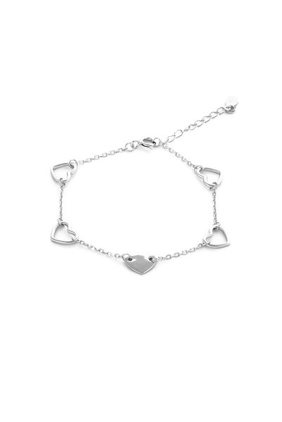 Sonis Silver Brățară din argint 925 rodiat - 15 cm, 2.55 g
