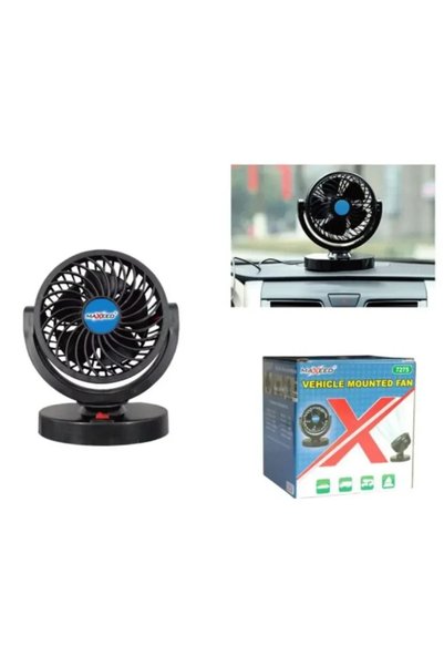 OEM Mini ανεμιστήρας αυτοκινήτου 12V μαύρο 7275 36594