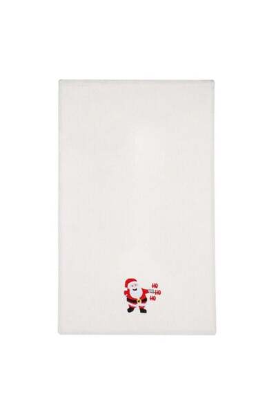 SHOPIENS Prosop Bucatarie Craciun Off White Mos Craciun Brodat Ho Ho Ho 60x40...