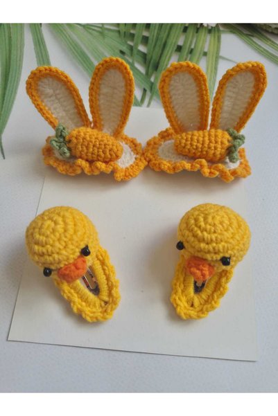 Hand Mother's Since 2024 Cute Children's Hair Accessory with Rabbit Ears and ...
