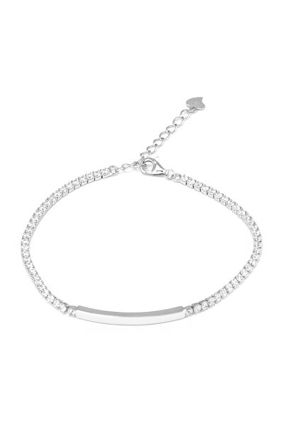 Sonis Silver Brățară tip Tennis din argint 925 rodiat cu zirconia fațetată, t...