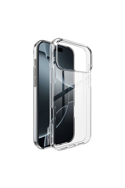 HANPORIUM حافظة سيليكون شفافة متوافقة مع هاتف Apple iPhone 17 Pro - غطاء صلب ...