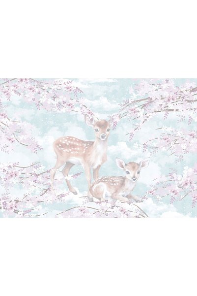 VIODESIGN Fototapet Copii, autoadeziv, Caprioare , multicolor, 80x120 cm CO682