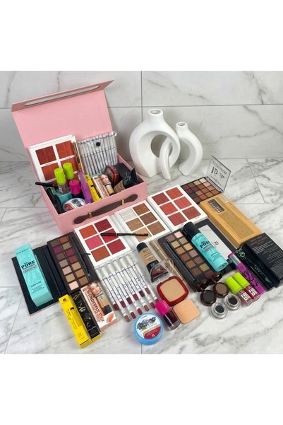 FOR LOVER All in One Luxurious Makeup Kit -Pink All-In-One Makeup Kit for Fac...