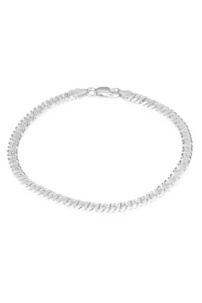 Sonis Silver Brățară din argint 925 pentru bărbați - 20 cm, 4.01 g