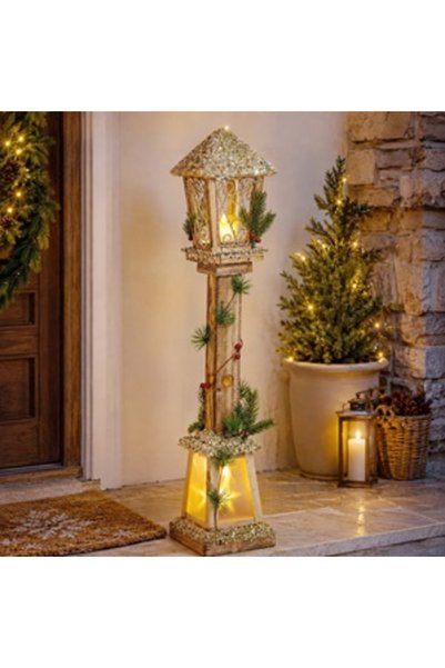 OEM Felinar de Podea de Craciun cu Lumanare LED 80cm