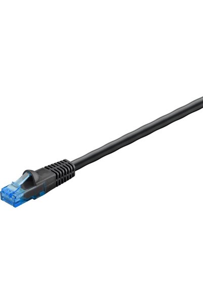 goobay Καλώδιο Patch Εξωτερικού Χώρου CAT 6 A, U/UTP, μαύρο 50 μ. - (55437)