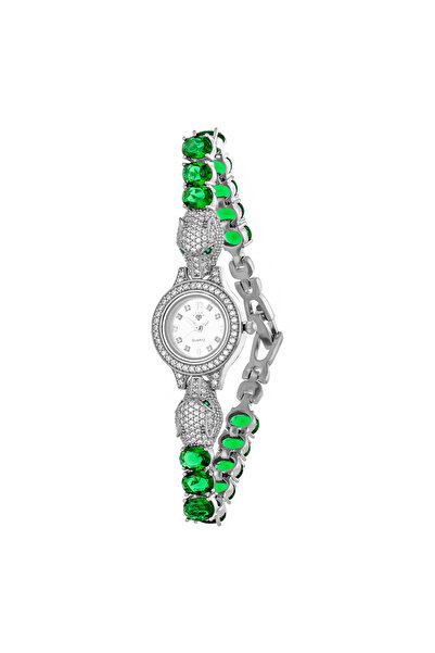 Sonis Silver Ceas din argint 925 rodiat cu zirconia fațetată și cubic zirconi...