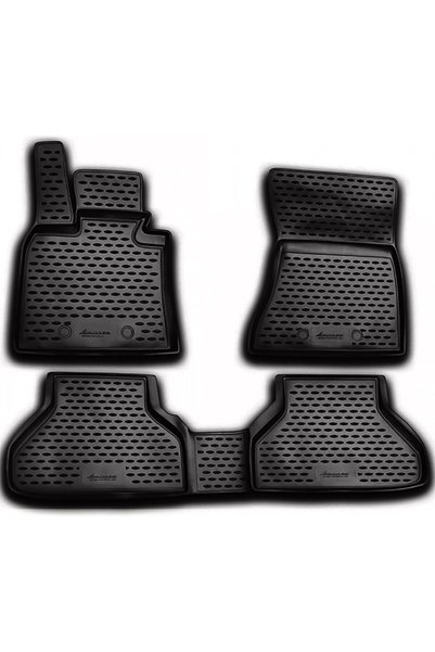 NOVLİNE BMW X6 E71 2008-2014 Προσαρμοσμένα Πατάκια Δαπέδου από Καουτσούκ TPE ...