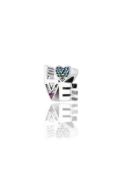 Sonis Silver Talisman pentru brățară din argint 925, rodiat cu cubic zirconia...
