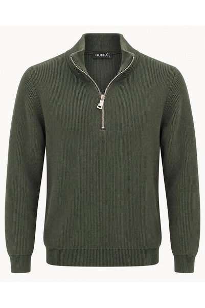 CLASSİCS MEN Huffa Men's Stand Collar Half Zipper Knitwear Sweater 7781
