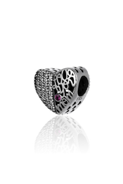 Sonis Silver Talisman pentru brățară din argint 925 rodiat cu zirconia fațeta...