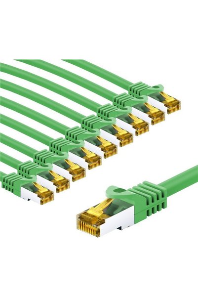 goobay Καλώδιο διασύνδεσης RJ45 CAT 6A S/FTP (PiMF), 500 MHz, με καλώδιο πρώτ...