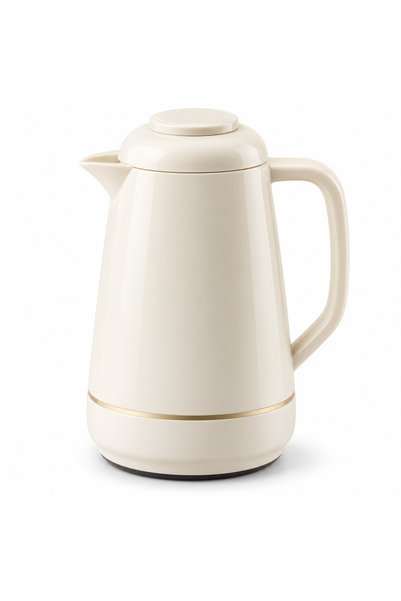 Mister Brand Nova Vaccum Flask Tea And Coffee 0.6L Pearl White