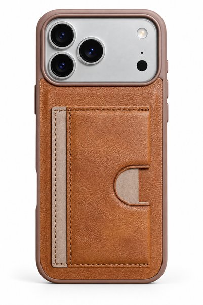 WANNA PROTECT حافظة هاتف جلدية متوافقة مع iPhone 17 Pro Max / 18 Pro Max مع ح...