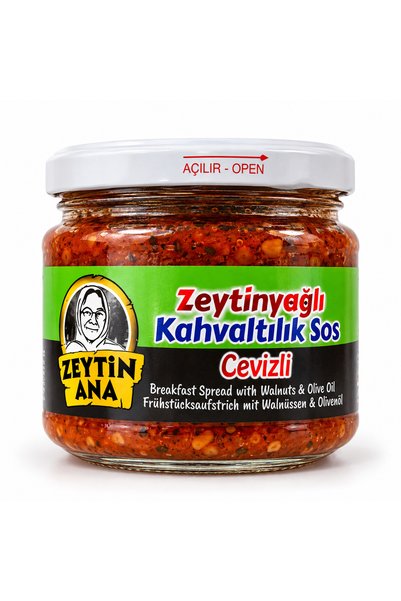 ZEYTİN ANA ZEYTİNYAĞLI CEVİZLİ KAHVALTILIK SOS 260 GR