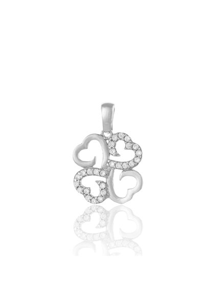 Sonis Silver Pandantiv din argint 925 rodiat cu cubic zirconia, transparentă ...