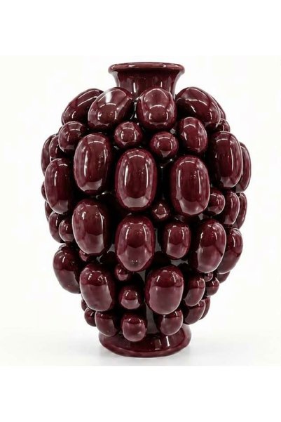 tuan design Vinea Seramik Vazo Bordo