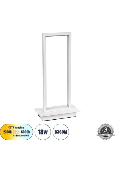 GloboStar® GloboStar Cornelie Επιτραπέζιο Φωτιστικό LED CCT 18W 1980lm 200 ° ...