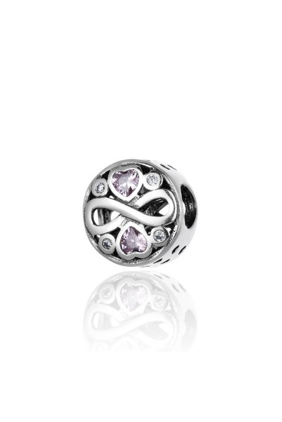 Sonis Silver Talisman pentru brățară din argint 925 rodiat cu zirconia fațeta...