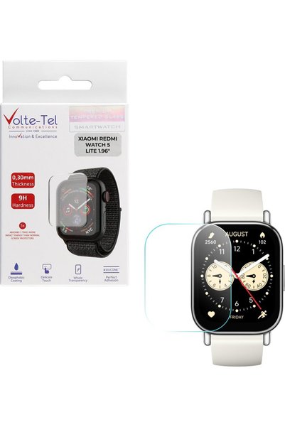 Volte-Tel Σκληρυμένο Γυαλί Xiaomi Redmi Watch 5 Lite 1.96'' 9H 0.30mm 2.5D Πλ...
