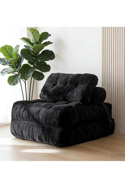 GENERAL Portable Folding Sofa Bed, Convertible Sleeper Chair with Pillow and ...