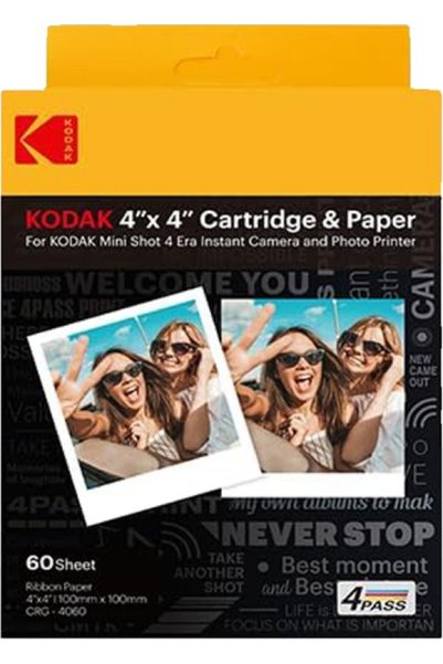 Kodak Χαρτί & Φύσιγγες 4PAss Για Mini 4 Era 4' X 4' (Συσκευασία 60 τεμαχίων) ...