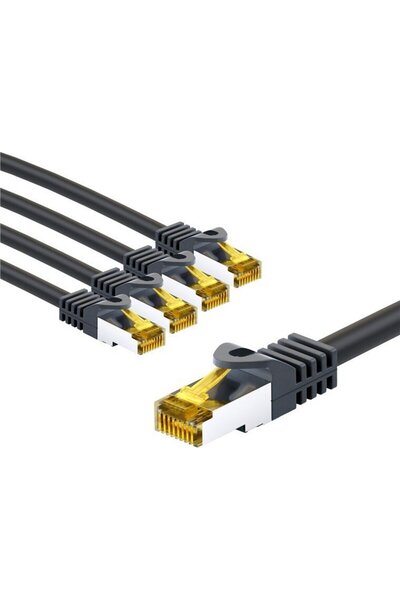 goobay Καλώδιο διασύνδεσης RJ45 CAT 6A S/FTP (PiMF), 500 MHz, με καλώδιο πρώτ...
