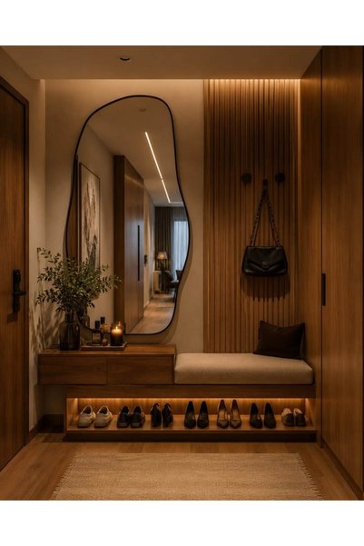 Grcstyle Ledli MDF Portmanto Özel Ölçülerde İmalat Yapılmaktadır