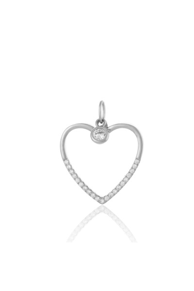 Sonis Silver Pandantiv din argint 925 rodiat cu zirconia fațetată și cubic zi...