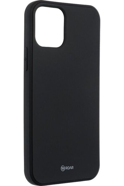 roar Θήκη COLORFUL JELLY για IPHONE 12 / 12 Pro μαύρη