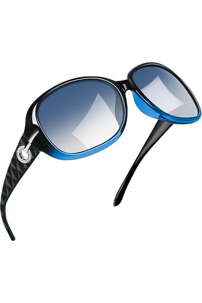 Joopin Vintage Oversized Sunglasses for Women Polarized UV400 Protection