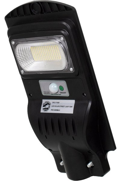 GloboStar® GloboStar Αυτόνομο Ηλιακό Φωτιστικό Δρόμου LED SMD 50W 4000lm με Ε...