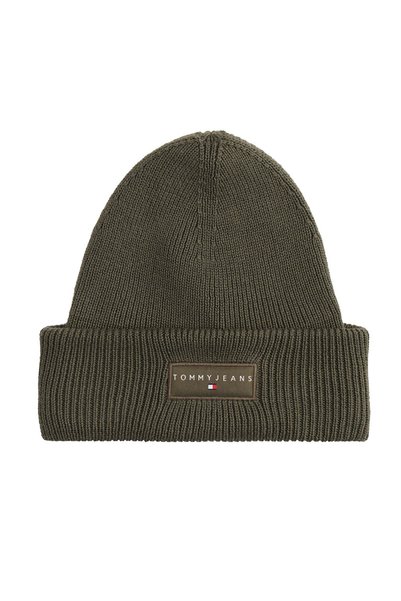 Tommy Hilfiger Tommy Jeans Σκούφος Βαμβακερός με Ριγέ Ύφανση Ενιαίο Μέγεθος