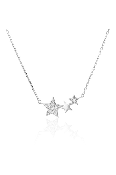 Sonis Silver Lanț din argint 925 rodiat cu cubic zirconia, transparentă