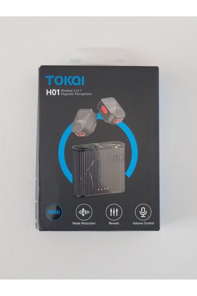 TOKQI H01 Wireless Lavalier Microphone – Noise Reduction for Clear Audio
