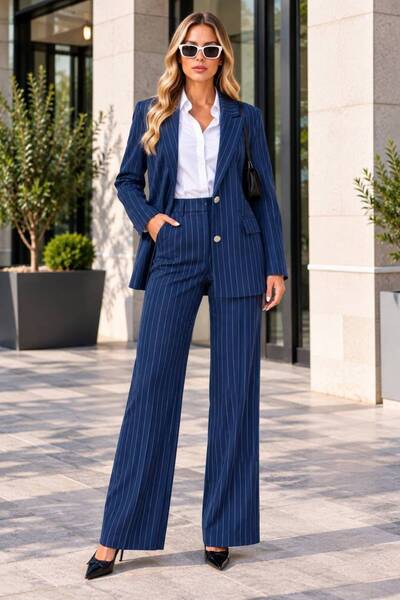 Thil Women's Jacket and Pants Two-Piece Set 2518-Thl