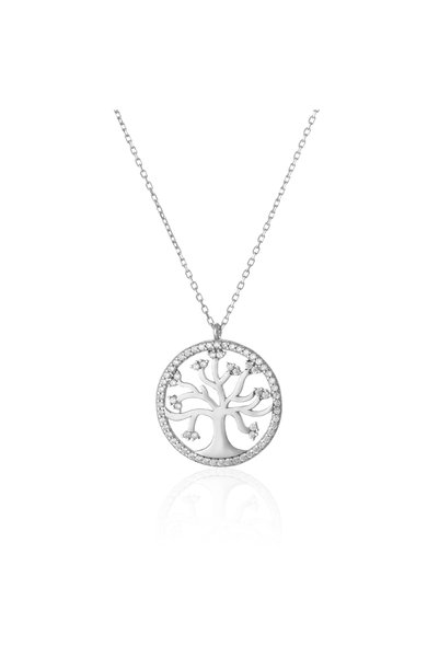 Sonis Silver Lanț din argint 925 rodiat cu cubic zirconia, transparentă