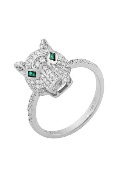 Sonis Silver Inel din argint 925 rodiat cu zirconia fațetată și cubic zirconi...