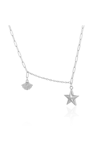 Sonis Silver Lanț din argint 925 rodiat cu cubic zirconia, transparentă