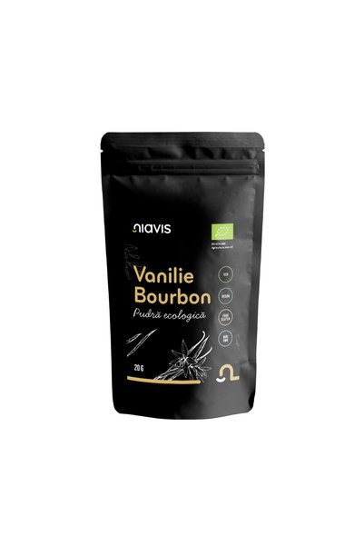 Niavis Vanilie de Bourbon Pulbere Ecologica /BIO 20g