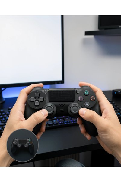 Nemere Kablosuz Oyun Kolu PS4 Uyumlu Gerçekçi Titreşimli Geri Bildirim UCZZZPS4KOLU-9